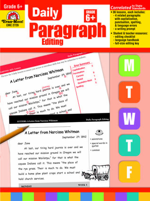 Title details for Daily Paragraph Editing by Evan-Moor Educational Publishers - Available